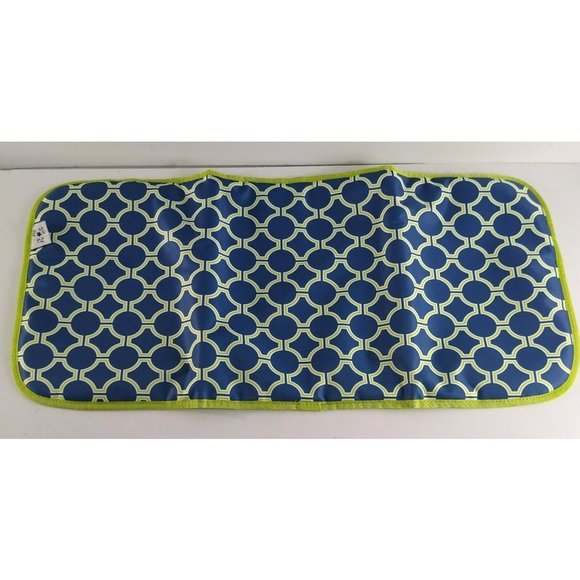 Ju Ju Be Diaper Bag Backpack Be Right Back Blue Green Multi Pocket Easy Carry - Picture 10 of 12